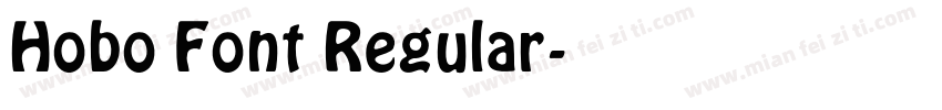 Hobo Font Regular字体转换